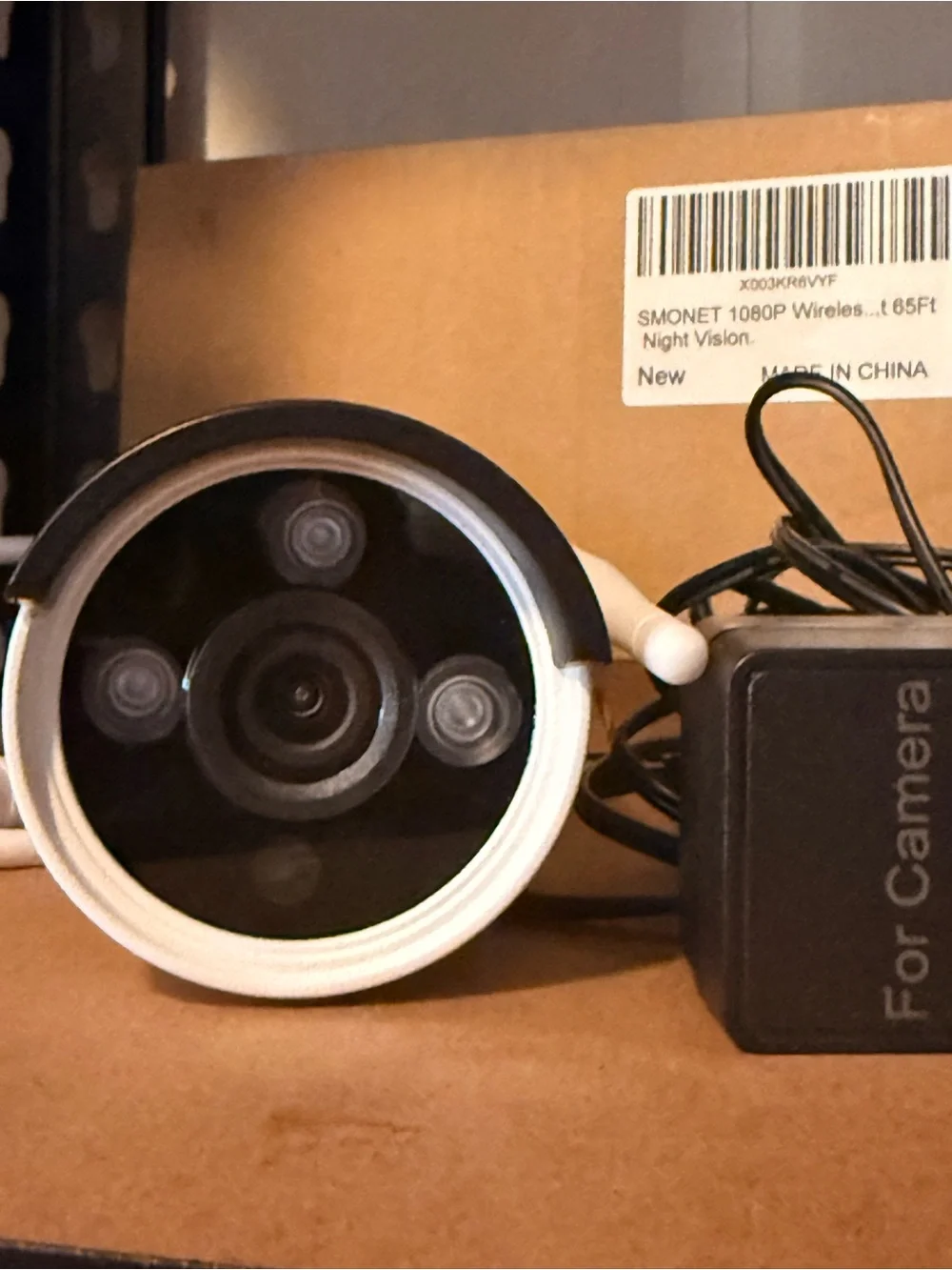 Monet White Wi‑Fi Outdoor Bullet Security Camera with Mount replacement camera